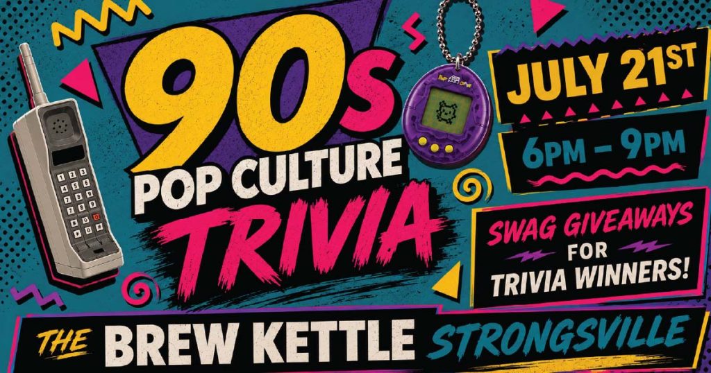 90s trivia night at The Brew Kettle