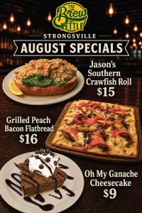 Food specials at The Brew Kettle
