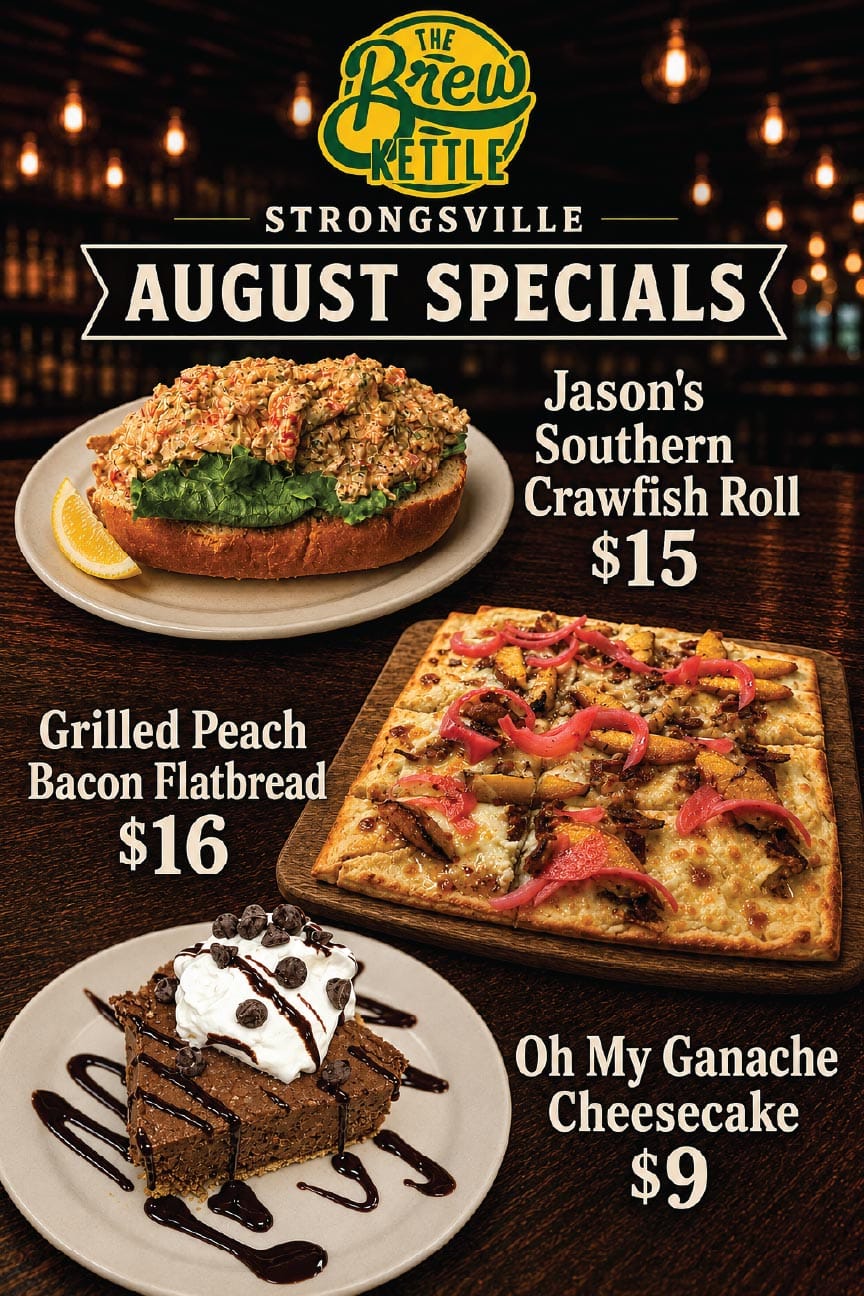 Food specials at The Brew Kettle