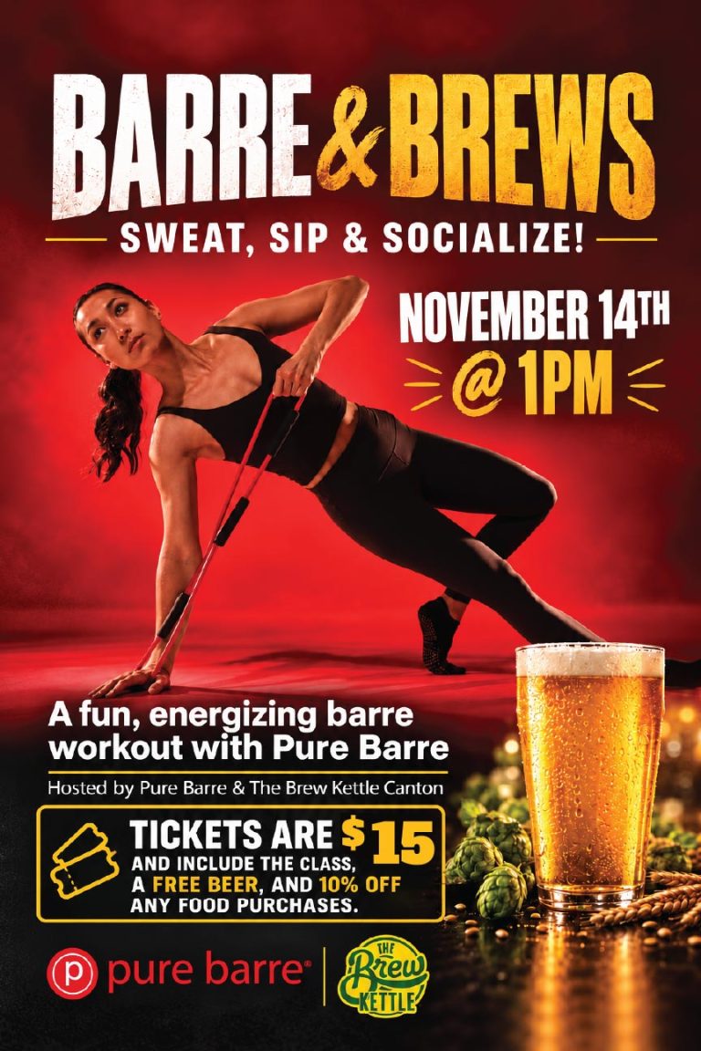 Fitness event with beer and socializing