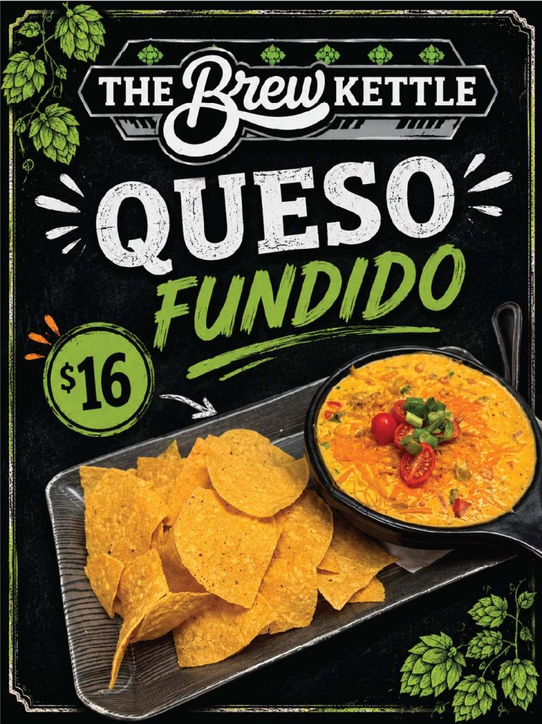 Cheesy dip with tortilla chips