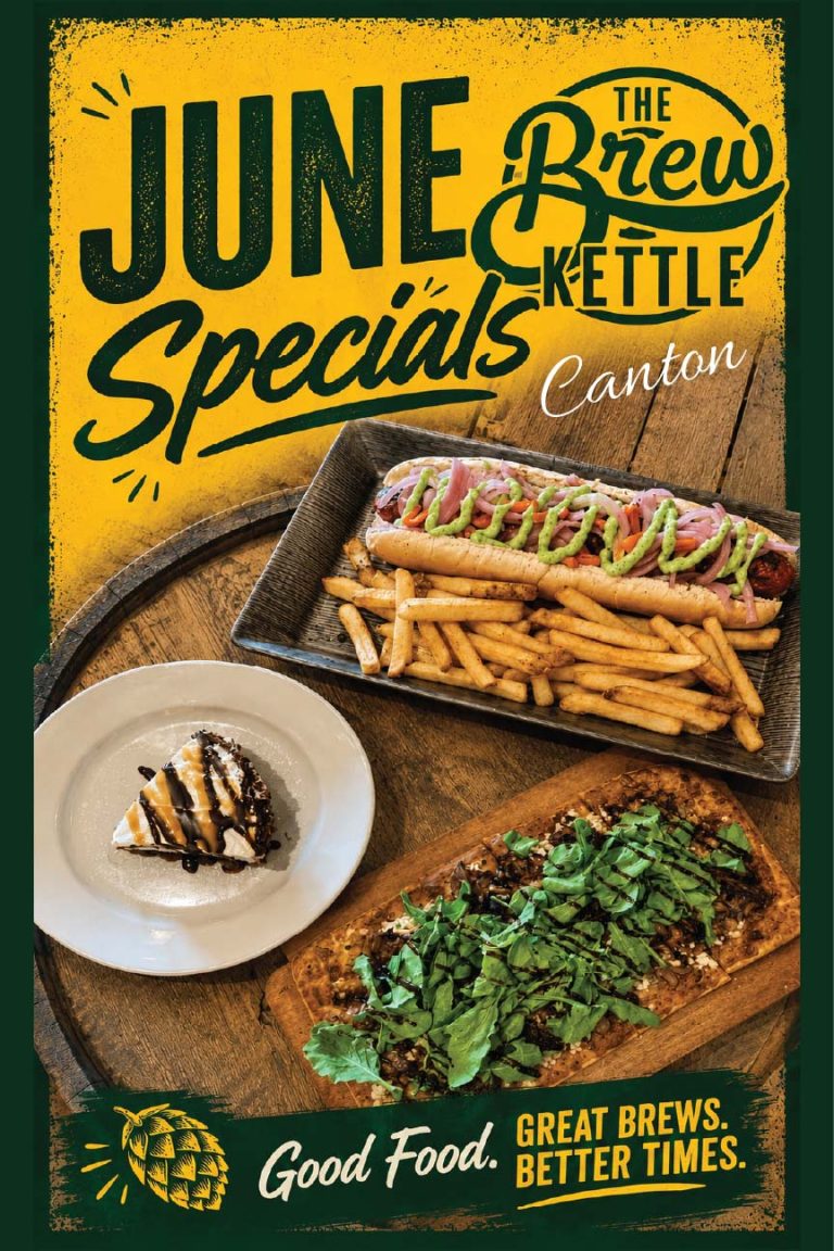 Food specials at The Brew Kettle