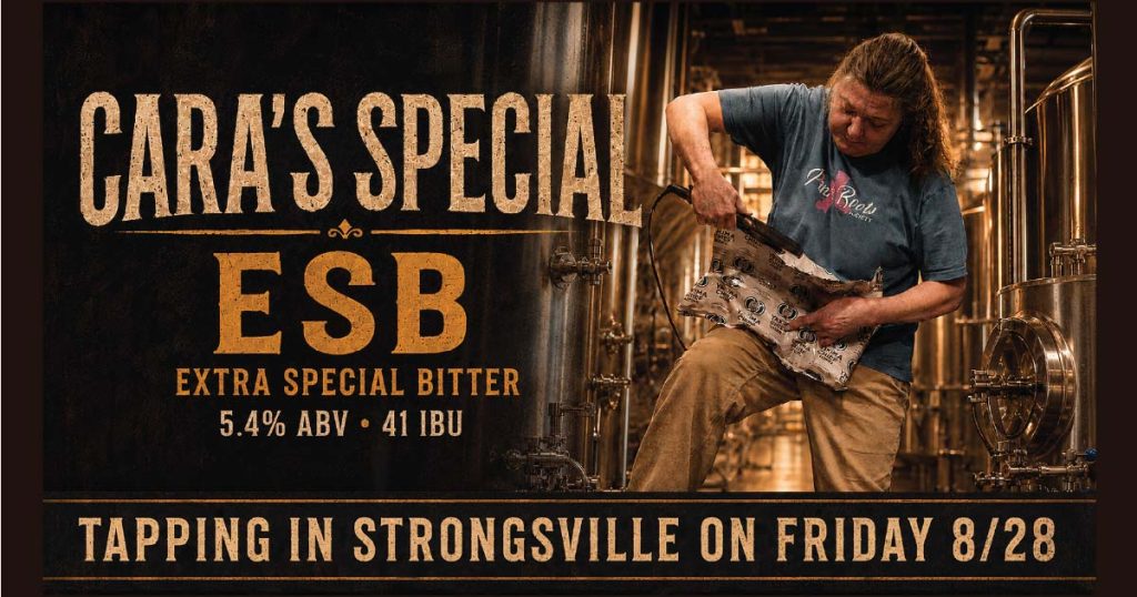 Brewery advertisement for special beer