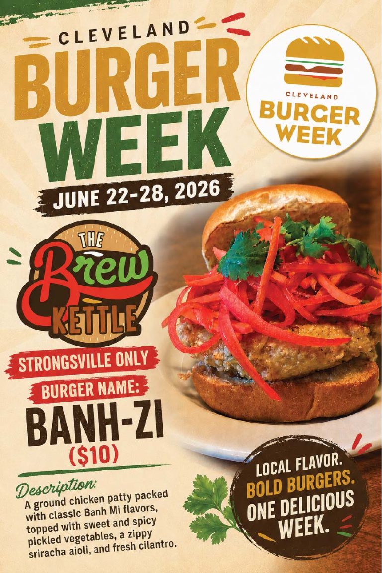Promotional poster for Burger Week event.