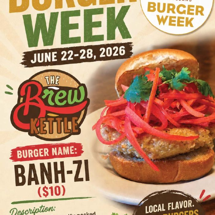 Promotional poster for Burger Week event.