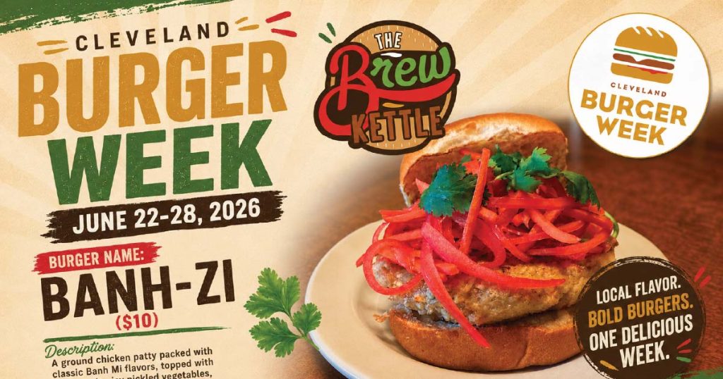 Banh-Zi burger for Cleveland Burger Week