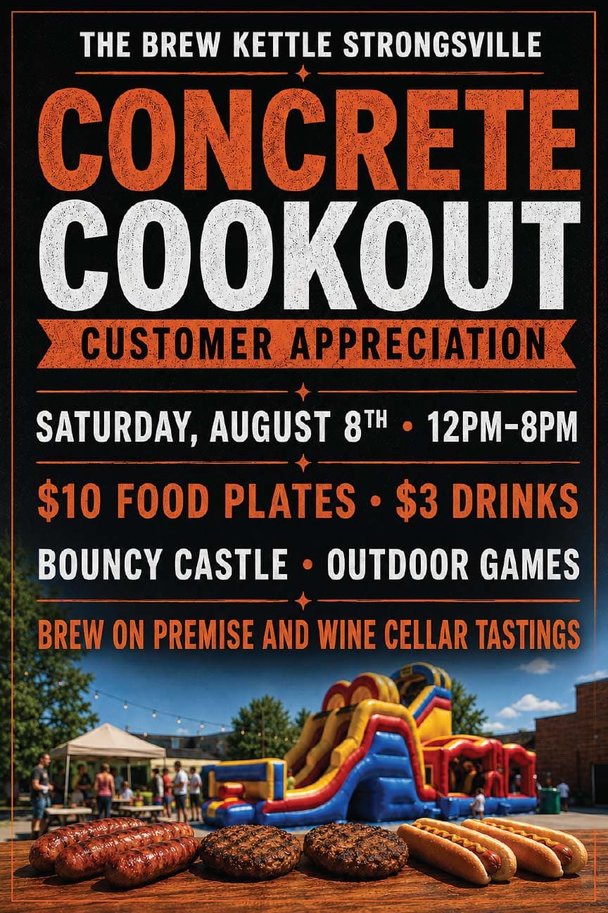 Outdoor cookout with games and food