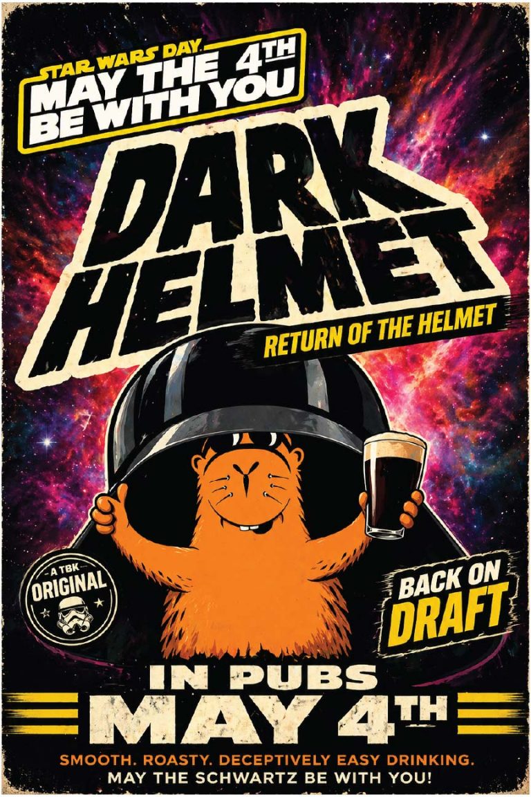 Funny parody poster for Dark Helmet