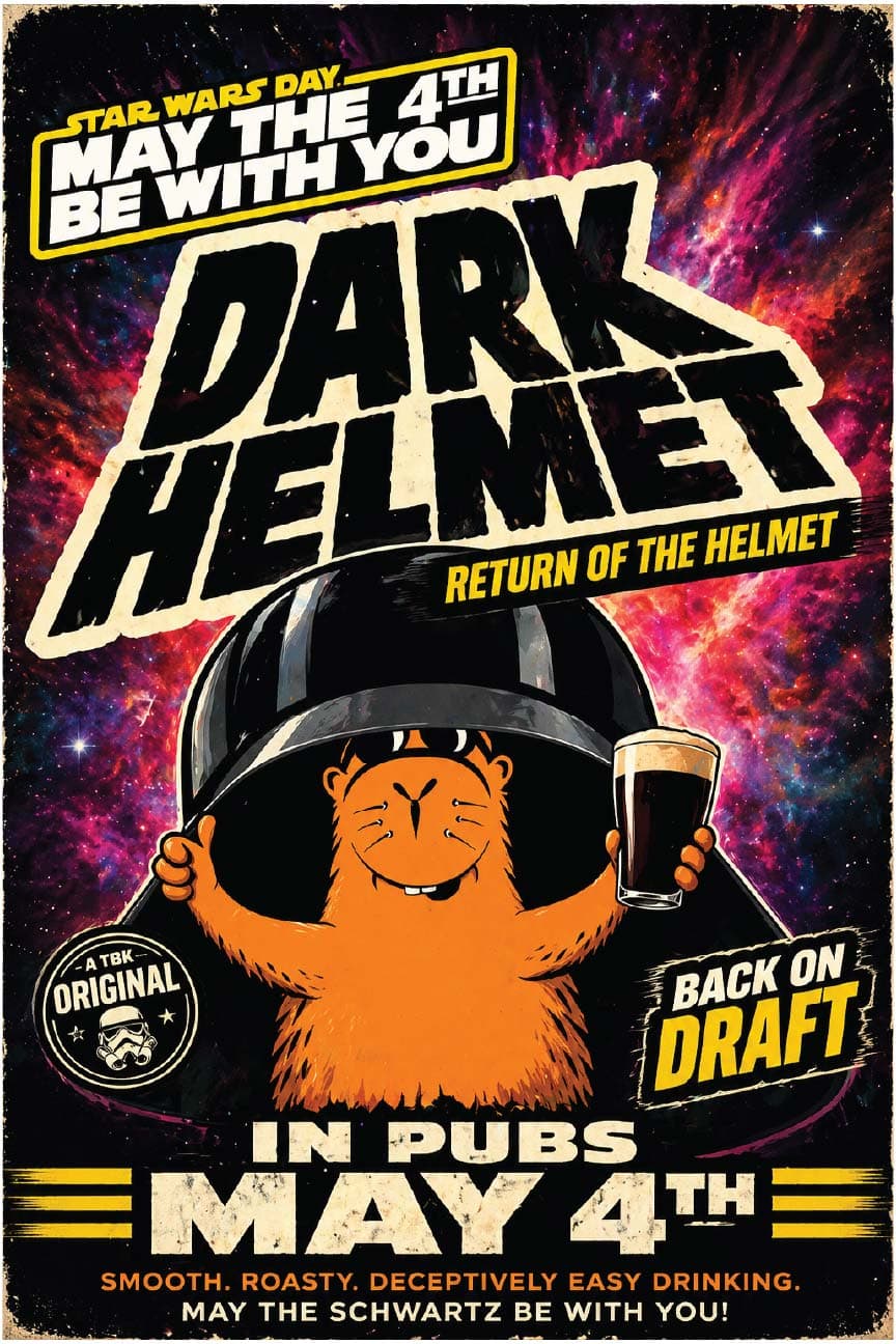 Funny parody poster for Dark Helmet