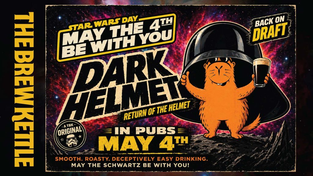 Star Wars themed beer advertisement