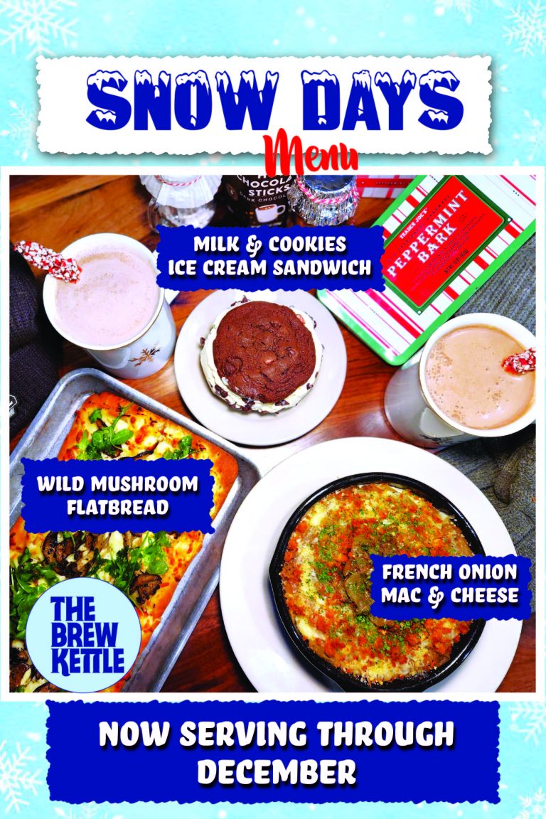 December Menu Specials at The Brew Kettle