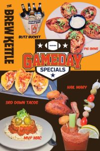 Game Day Specials at The Brew Kettle
