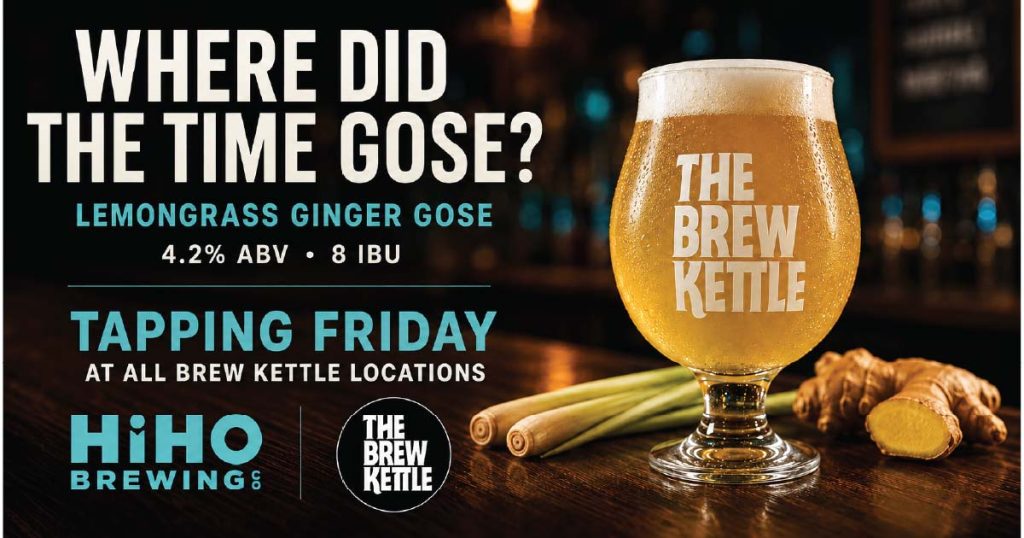 Beer advertisement for a ginger gose