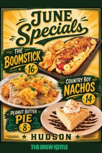 June food specials at The Brew Kettle