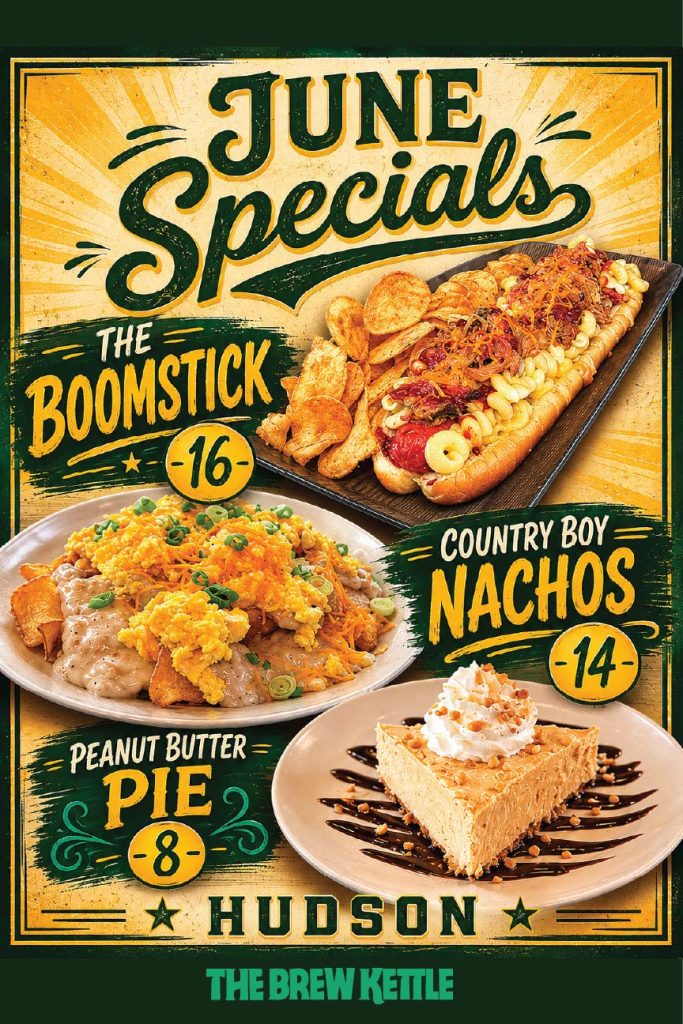 June food specials at The Brew Kettle