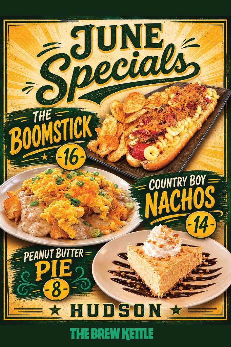 June food specials at The Brew Kettle