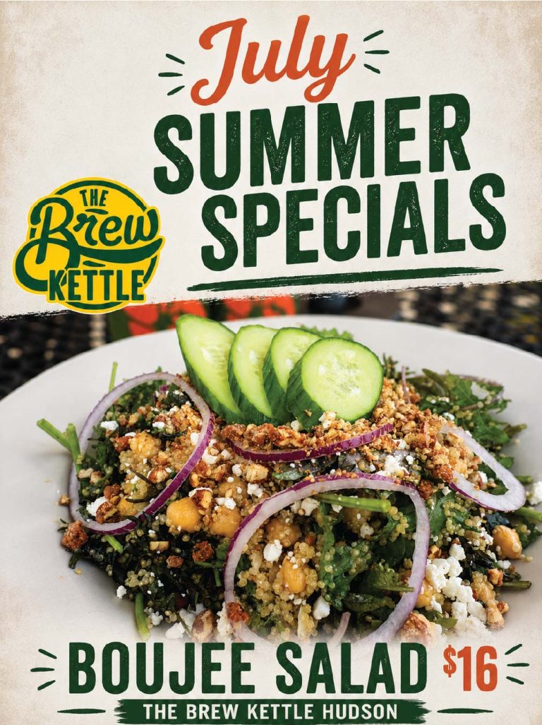 Summer salad special advertisement