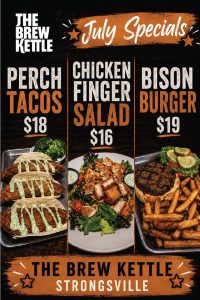 Food specials at The Brew Kettle