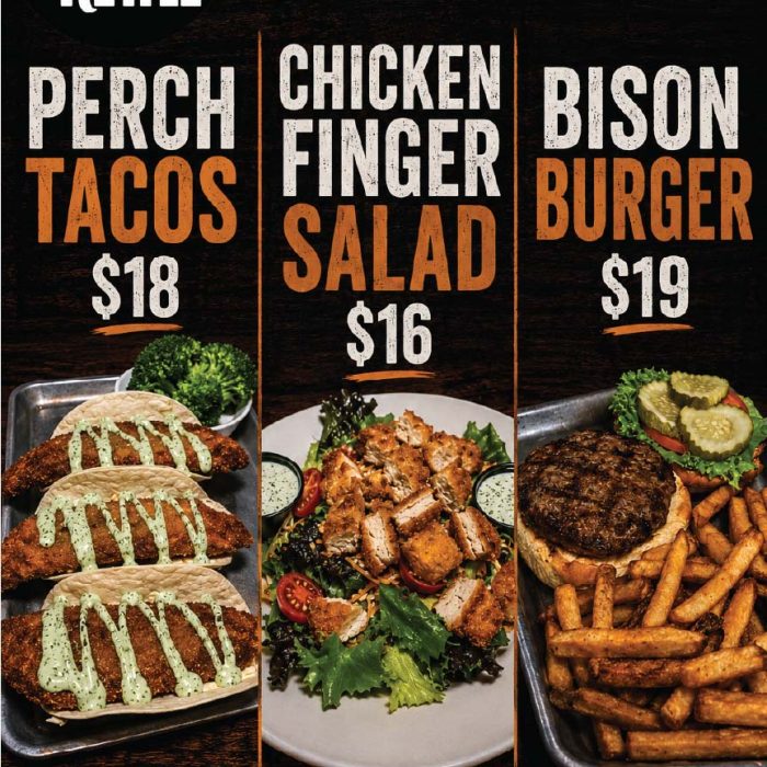Food specials at The Brew Kettle