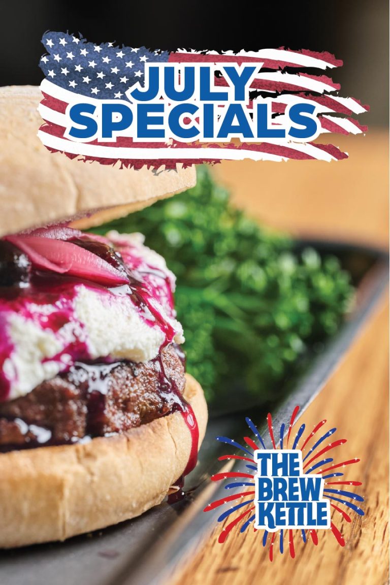 July specials at The Brew Kettle