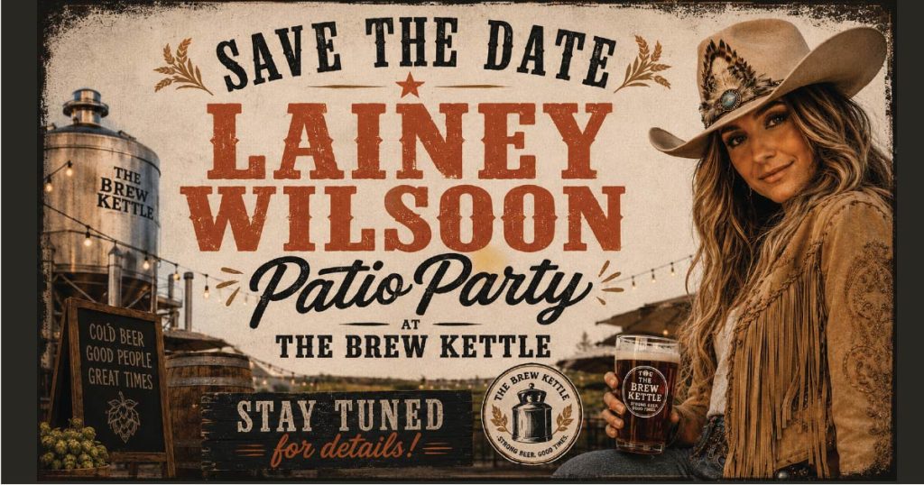 Lainey Wilson's patio party announcement
