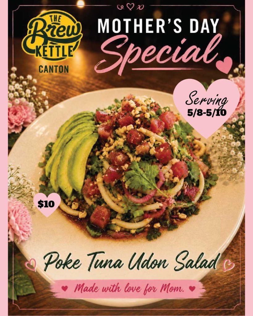 Mother's Day special udon tuna salad