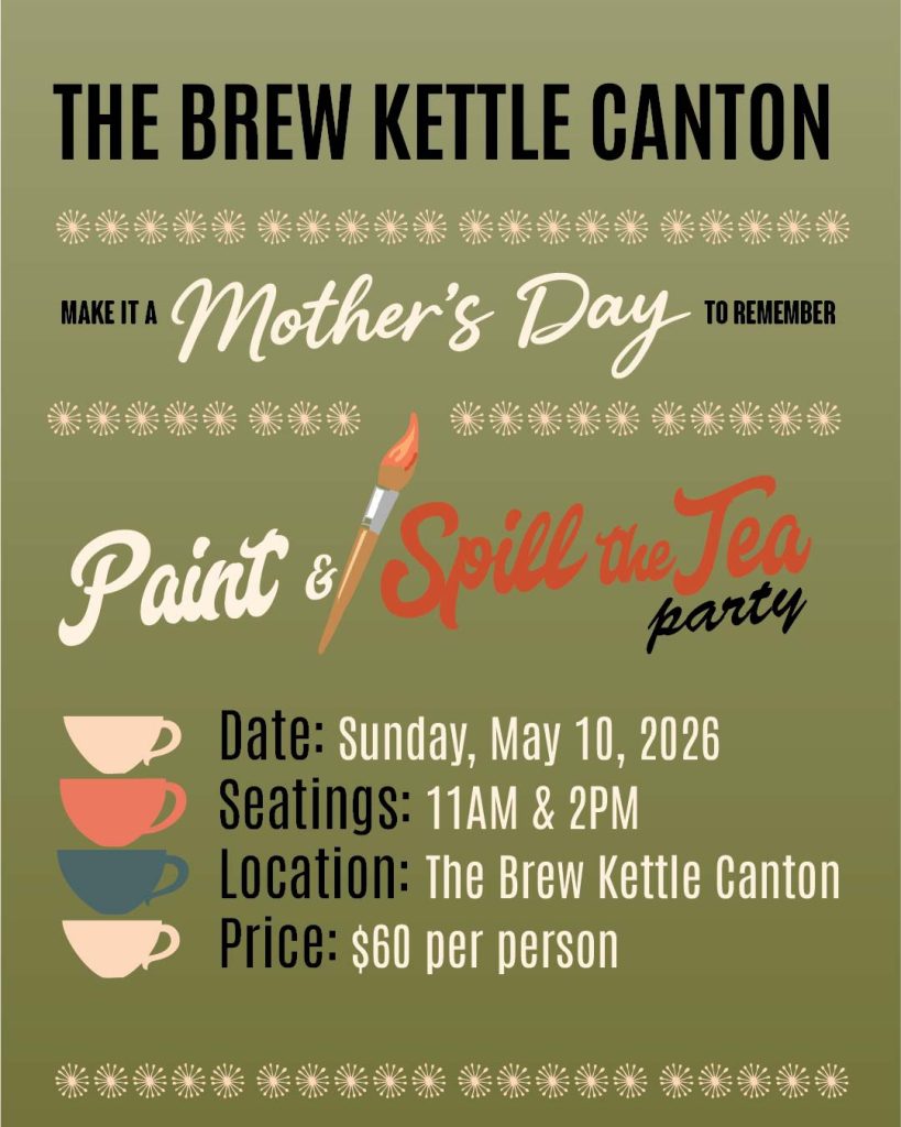 Mother's Day paint and tea party