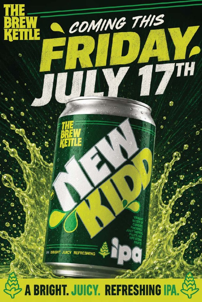 New beer launch announcement poster