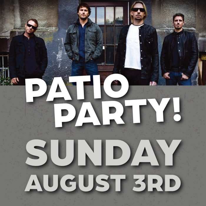 Nickelback Patio Party
