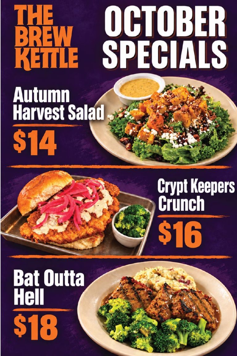 October food specials at Brew Kettle