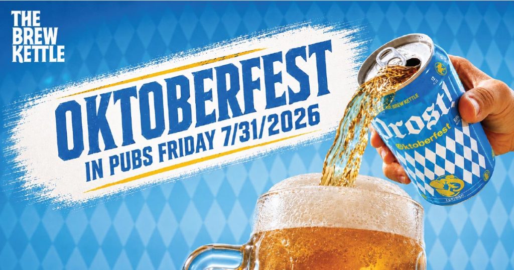 Oktoberfest beer promotion announcement