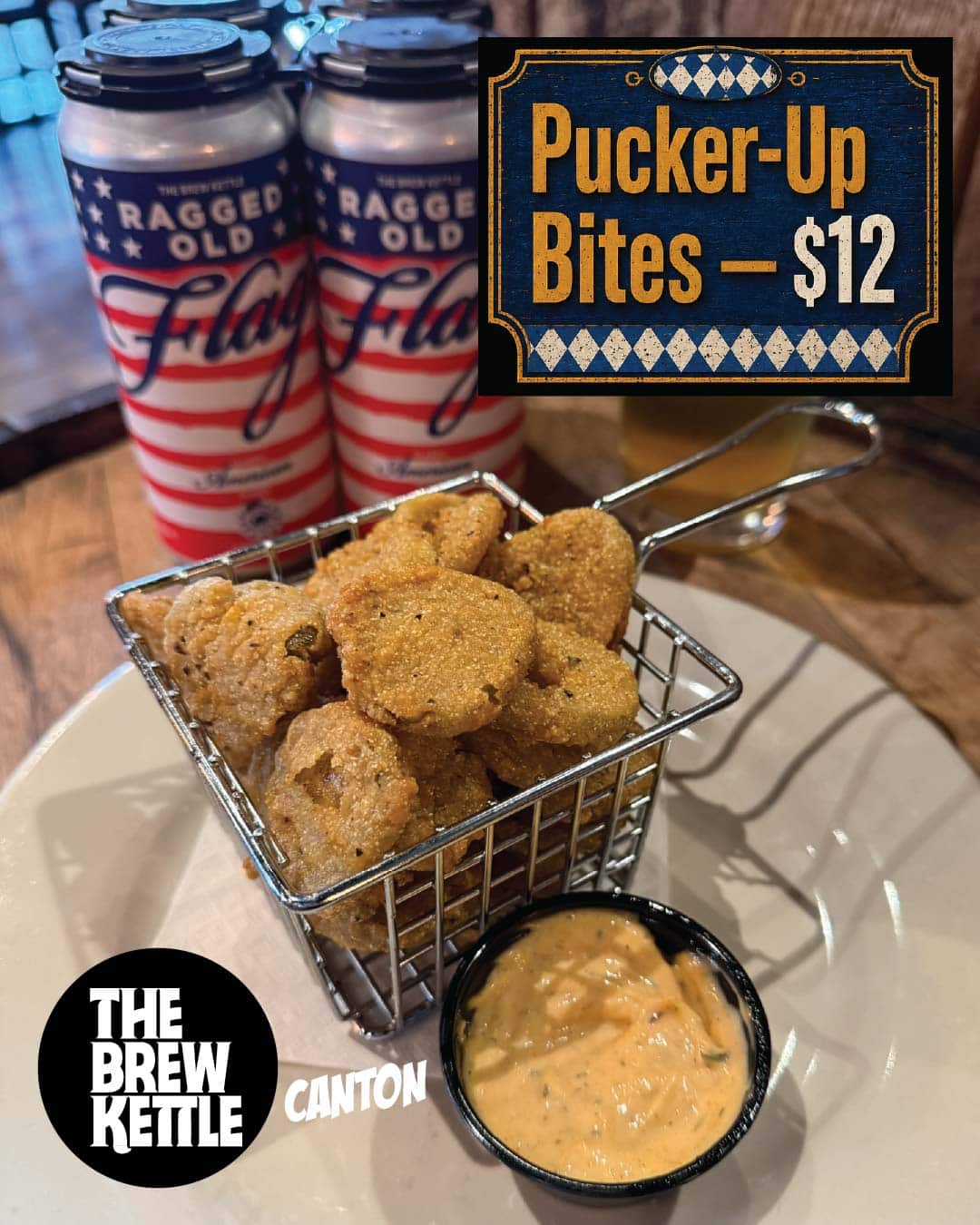 September is here, and we’re serving up two new specials at The Brew Kettle Canton! 2 Fried snacks with dipping sauce and drinks