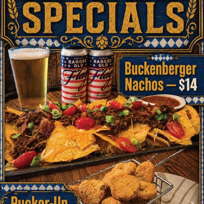 Food specials at The Brew Kettle