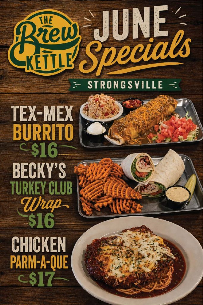 June food specials at The Brew Kettle