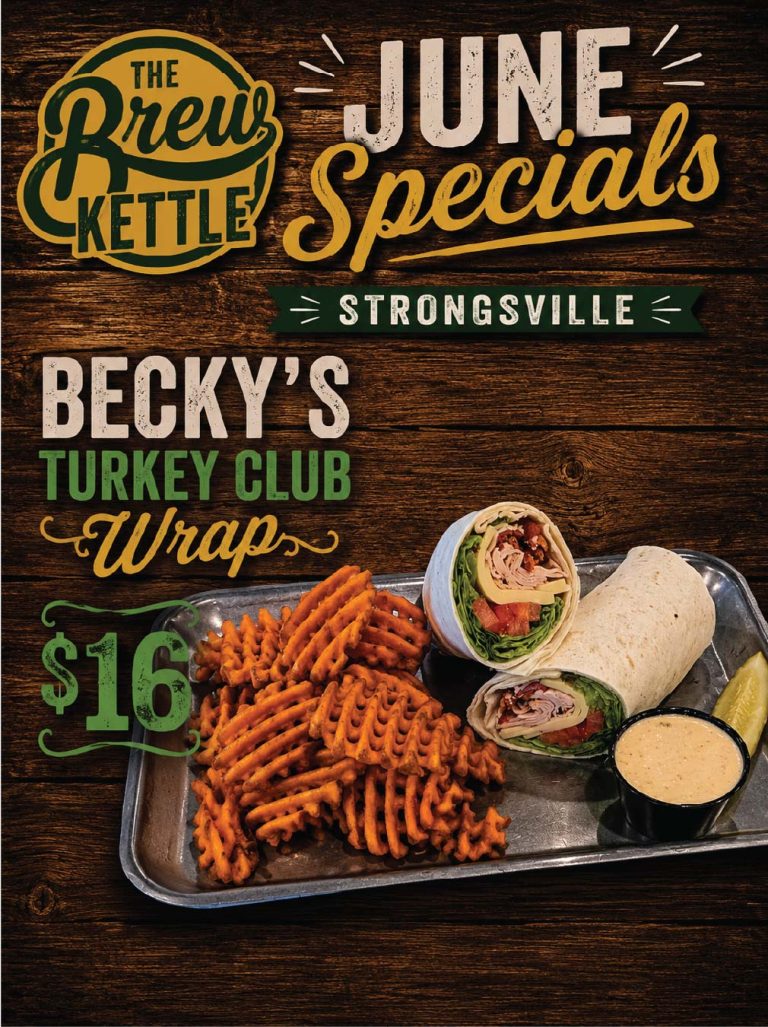 Turkey club wrap with sweet potato fries