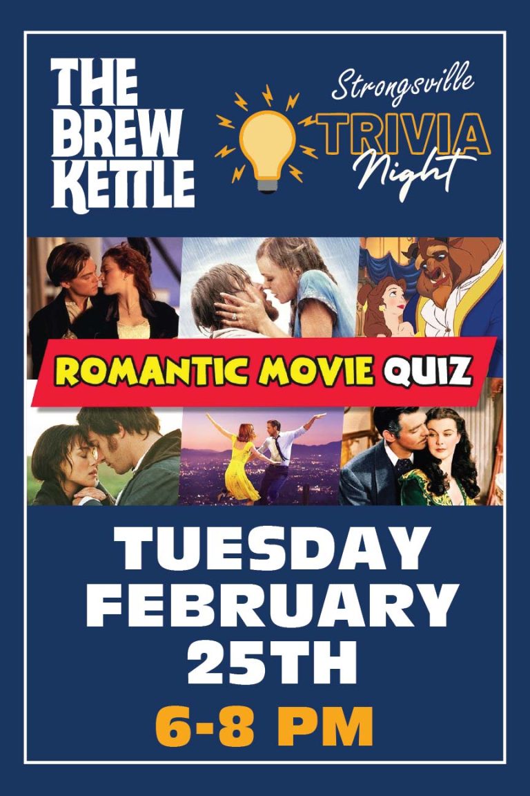 Romantic Movie Trivia In Strongsville