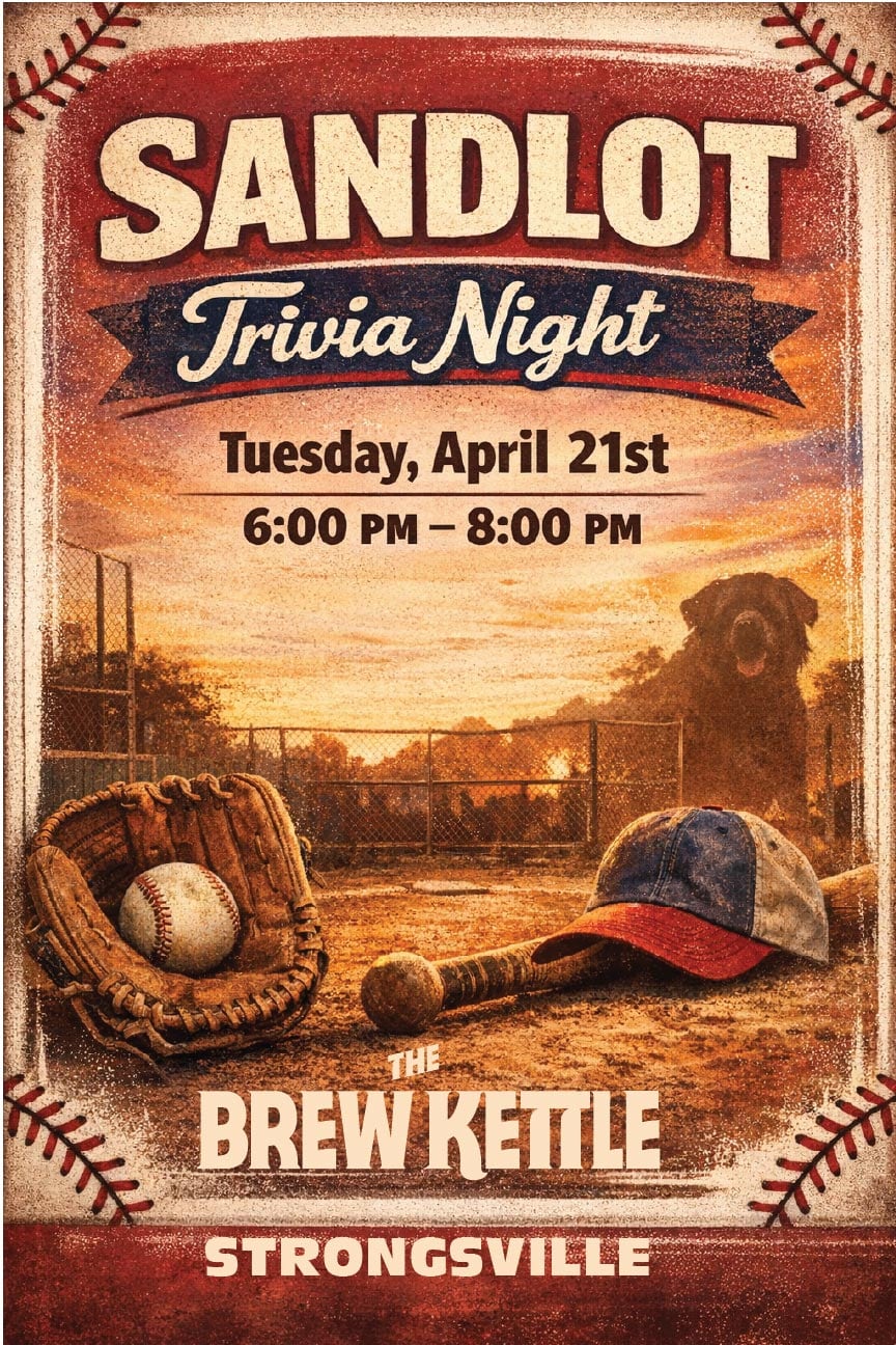 Trivia Night Strongsville Sandlot Poster print