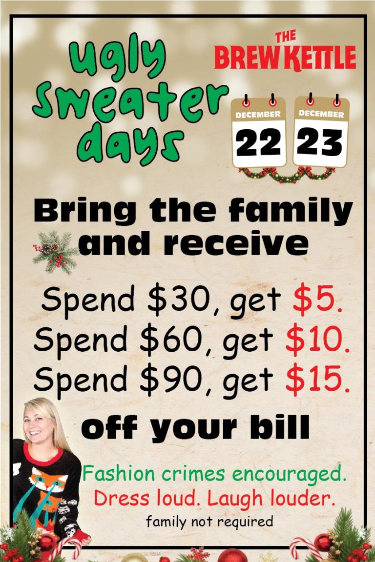 Ugly Sweater Days 2025 1 UglySweater 2025 Poster print