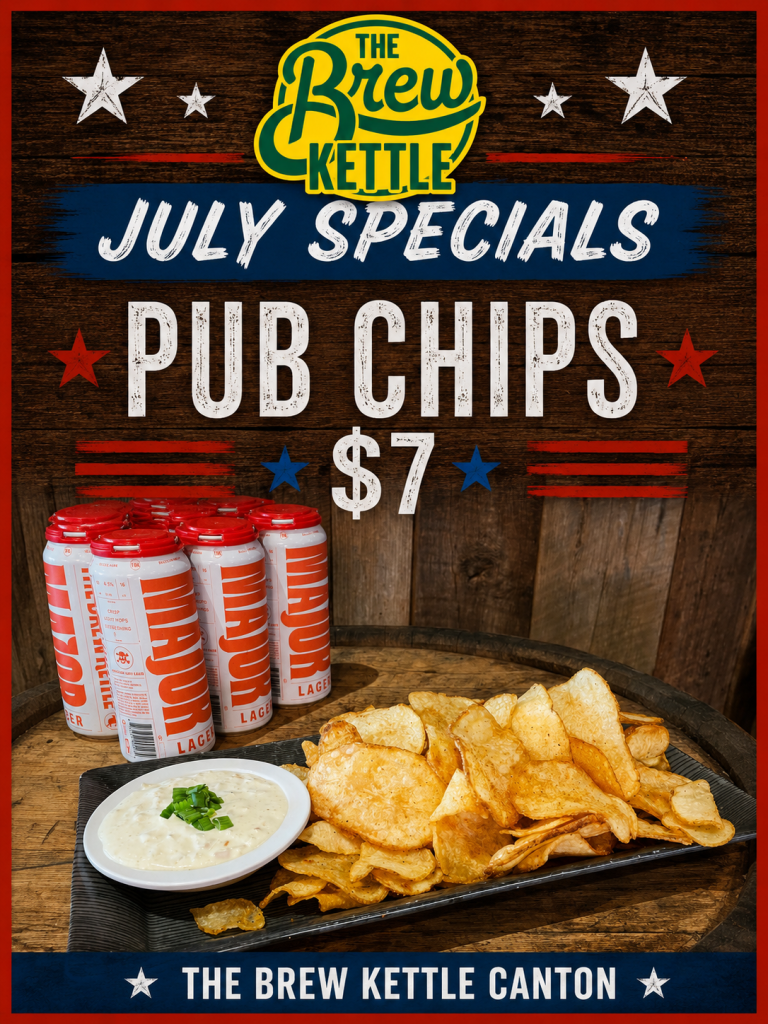 Pub chips and drinks special offer