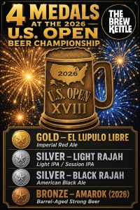 Beer championship medals and awards